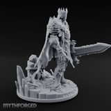 Tattered And Towering Draugr Leader Miniature for Dungeons and Dragons, Pathfinder or other TTRPGs