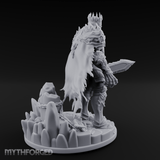 Tattered And Towering Draugr Leader Miniature for Dungeons and Dragons, Pathfinder or other TTRPGs