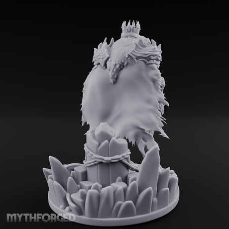 Tattered And Towering Draugr Leader Miniature for Dungeons and Dragons, Pathfinder or other TTRPGs