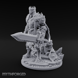 Tattered And Towering Draugr Leader Miniature for Dungeons and Dragons, Pathfinder or other TTRPGs