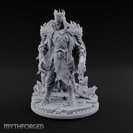 Tattered And Towering Draugr Leader Miniature for Dungeons and Dragons, Pathfinder or other TTRPGs
