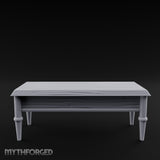Drawer-Fitted Tapered-Leg Noble Writing Table Miniature for Dungeons and Dragons, Pathfinder or other TTRPGs