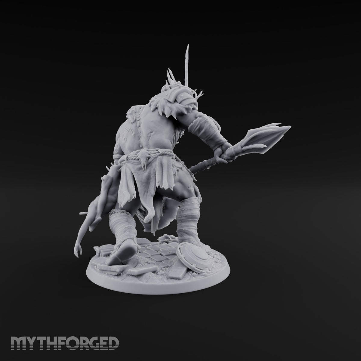 Wrapped Up in Rage Troll Axe Warrior