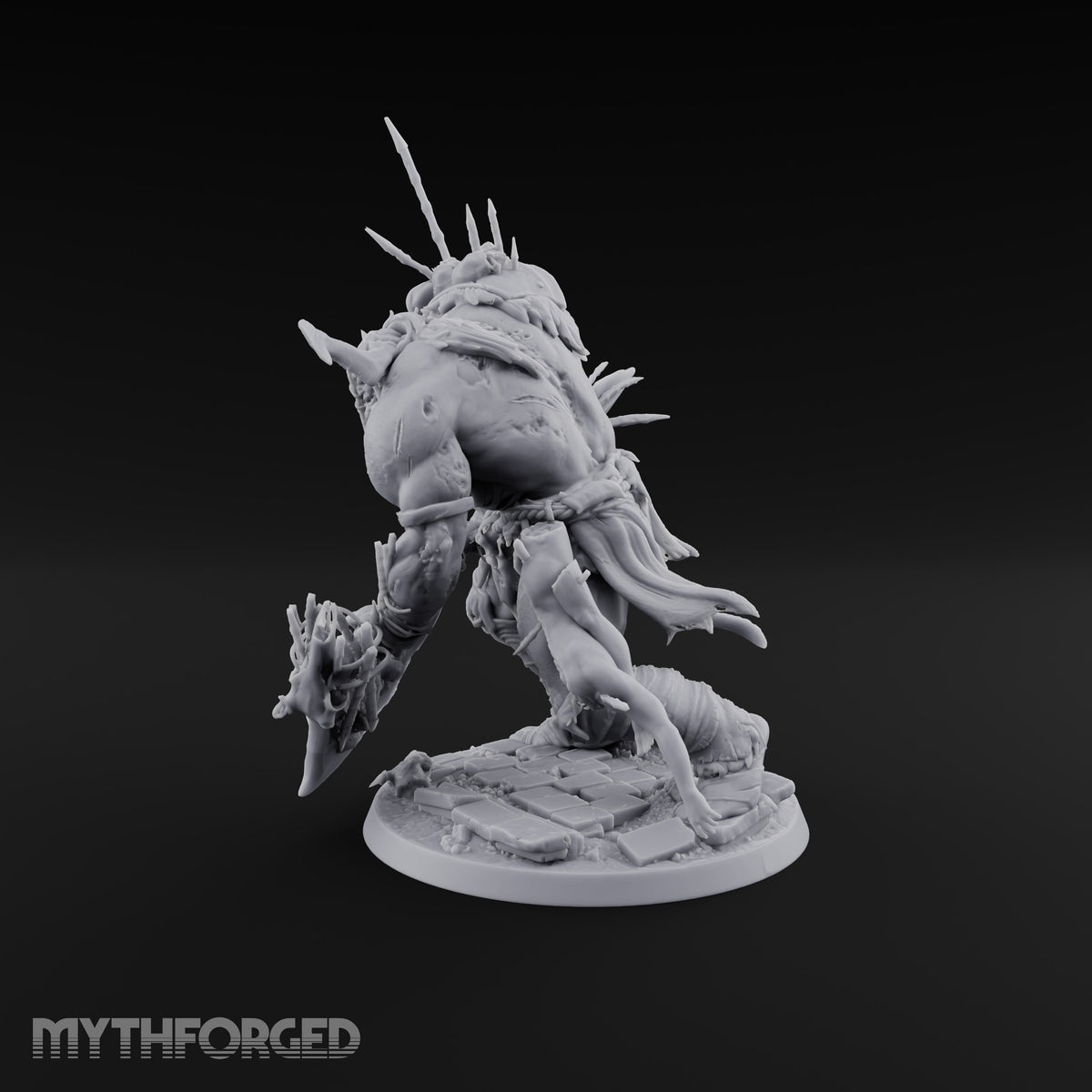 Wrapped Up in Rage Troll Axe Warrior