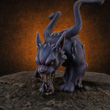 Drool Dripping Prowling Displacer Beast Cub — painted concept preview (miniature supplied unpainted)