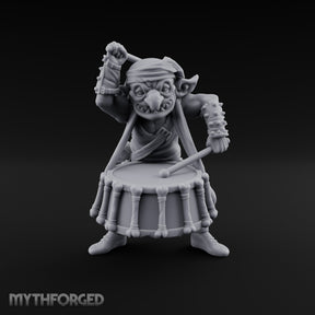 Drum Bashing Goblin Bard