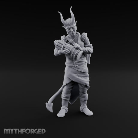 Drum Tapping Tiefling Bard gallery 1