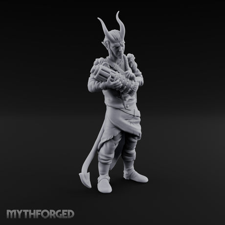 Drum Tapping Tiefling Bard gallery 2