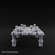 Drumstick-Gnawed Flagon-Tipped Tavern Leftovers Table Miniature for Dungeons and Dragons, Pathfinder or other TTRPGs