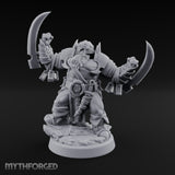 Dual Blade Charging Dwarf Berserker