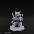 Dual Dagger Wielding Tabaxi Rogue Miniature for Dungeons and Dragons, Pathfinder or other TTRPGs