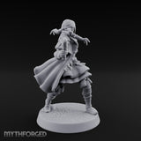 Dual Pistols Blazing Human Gunslinger Miniature for Dungeons and Dragons, Pathfinder or other TTRPGs