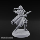 Dual Pistols Blazing Human Gunslinger Miniature for Dungeons and Dragons, Pathfinder or other TTRPGs