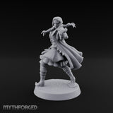 Dual Pistols Blazing Human Gunslinger Miniature for Dungeons and Dragons, Pathfinder or other TTRPGs