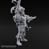 Dual Pistols Levelled Human Duelist Miniature for Dungeons and Dragons, Pathfinder or other TTRPGs