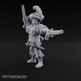 Dual Pistols Levelled Human Duelist Miniature for Dungeons and Dragons, Pathfinder or other TTRPGs