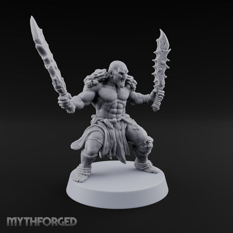 Slipped the Collar Orc Dual-Blade Warriors — A