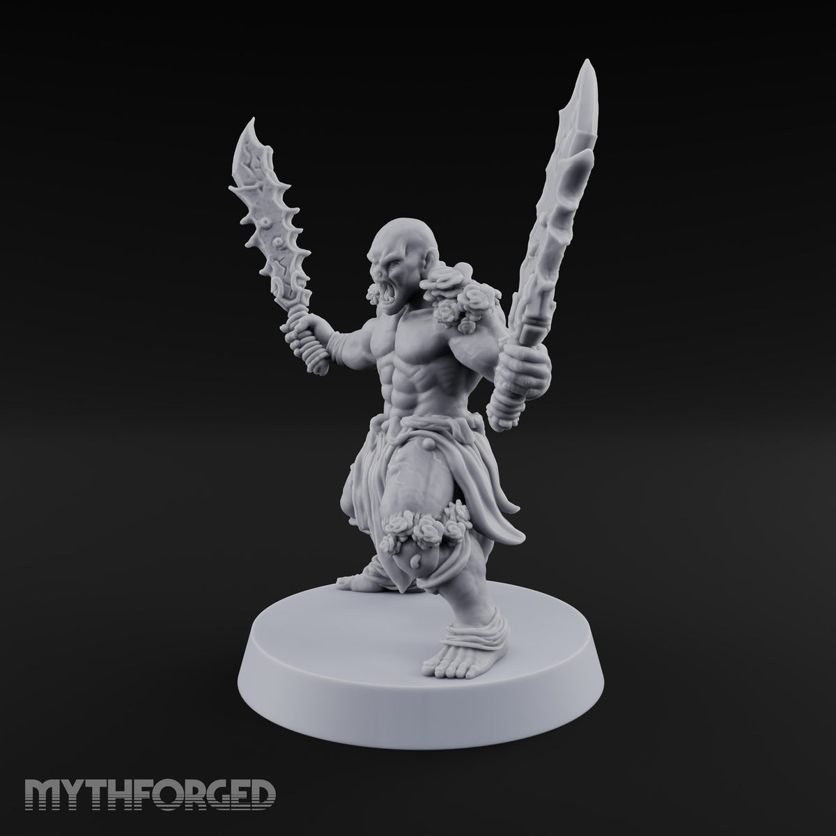 Slipped the Collar Orc Dual-Blade Warrior A