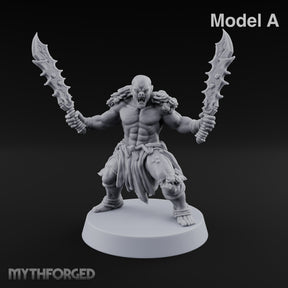 Slipped the Collar Orc Dual-Blade Warrior A