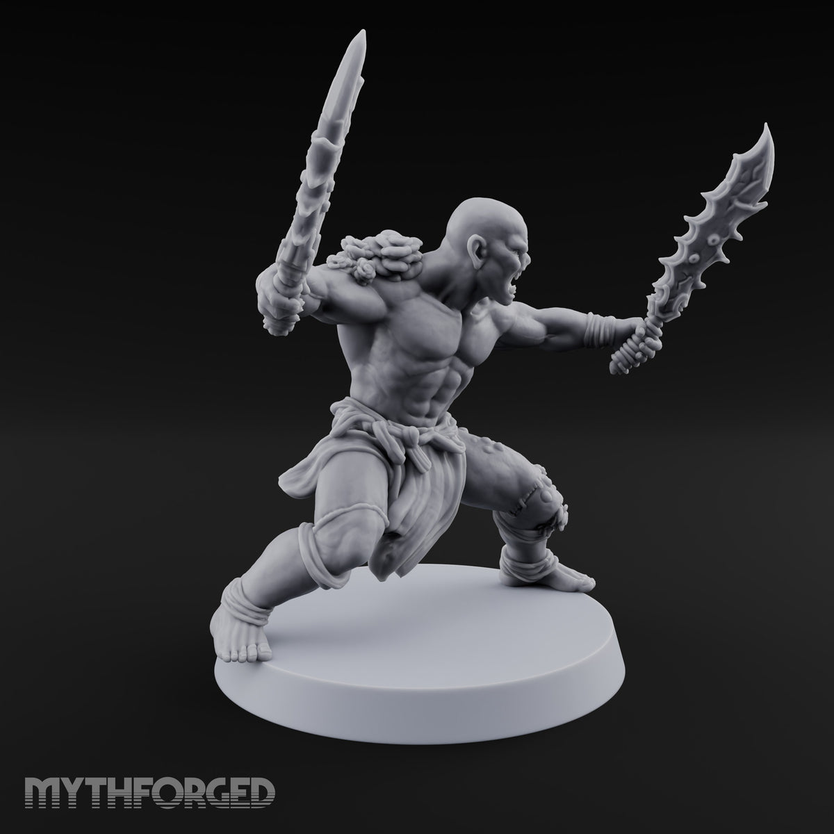 Slipped the Collar Orc Dual-Blade Warriors — B