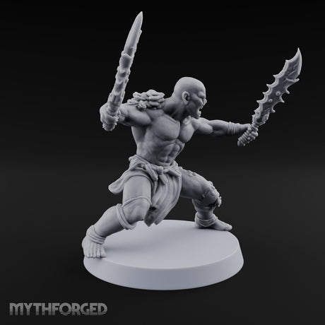Slipped the Collar Orc Dual-Blade Warriors — B