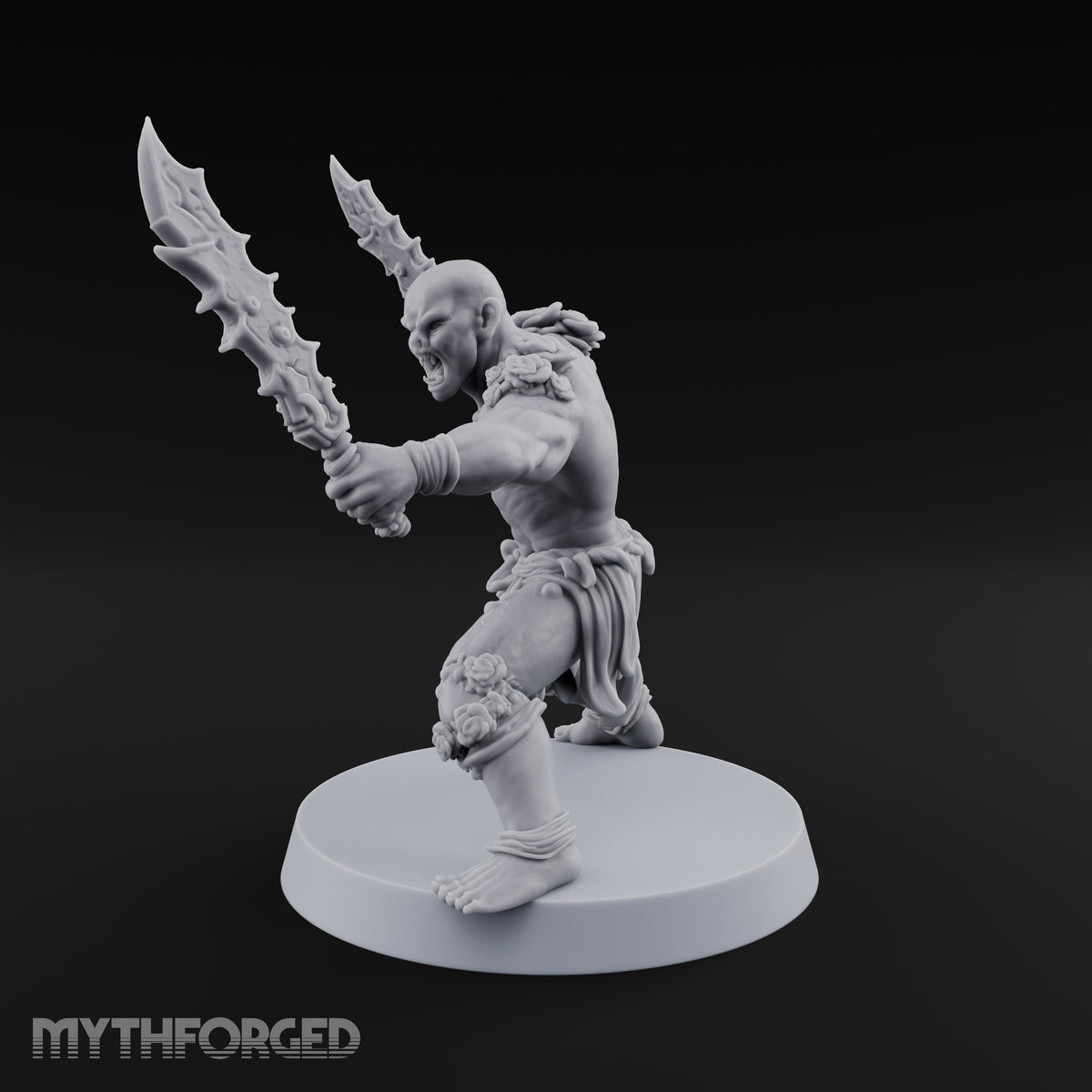 Slipped the Collar Orc Dual-Blade Warrior B