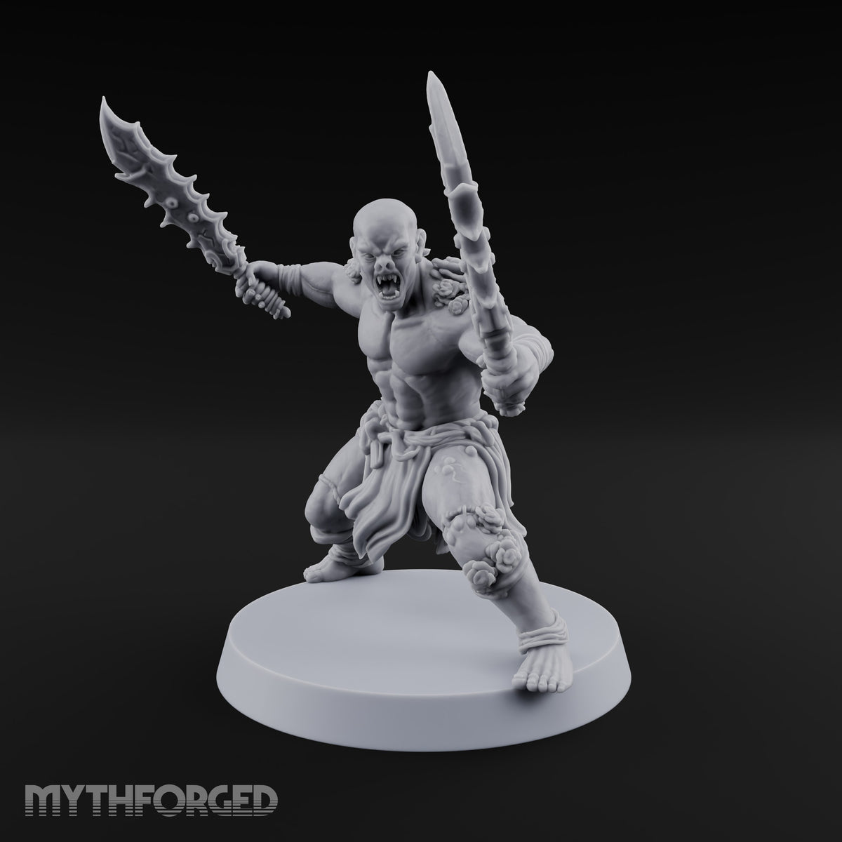 Slipped the Collar Orc Dual-Blade Warrior B