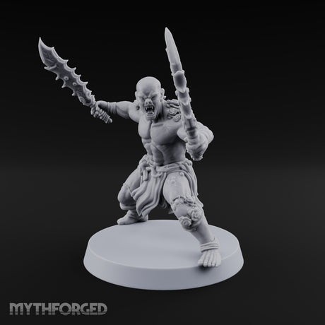 Slipped the Collar Orc Dual-Blade Warrior B