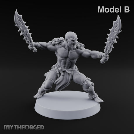 Slipped the Collar Orc Dual-Blade Warriors — B