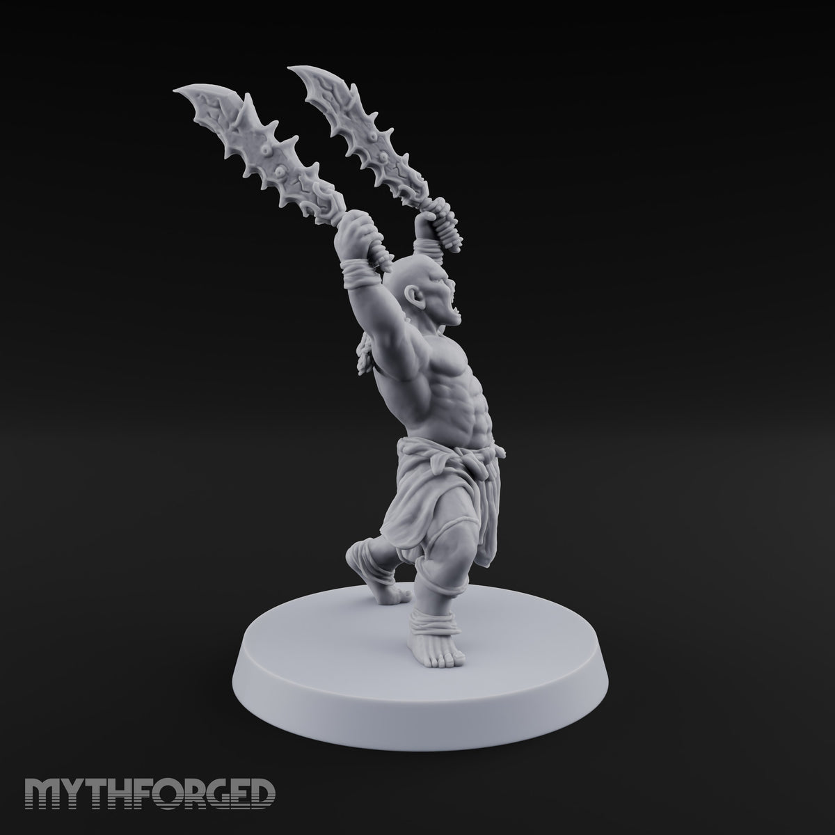 Slipped the Collar Orc Dual-Blade Warrior C