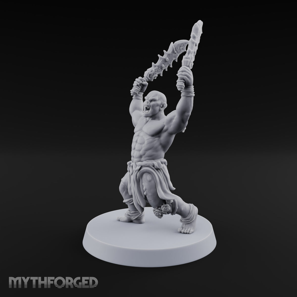 Slipped the Collar Orc Dual-Blade Warrior C