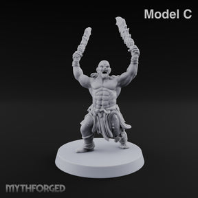 Slipped the Collar Orc Dual-Blade Warrior C