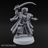 Sabre Flourishing Hussar Officer Miniature for Dungeons and Dragons, Pathfinder or other TTRPGs