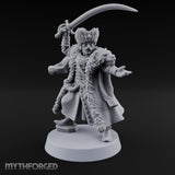 Sabre Flourishing Hussar Officer Miniature for Dungeons and Dragons, Pathfinder or other TTRPGs