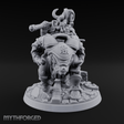 Cannon Shouldering Golem Gunner Miniature for Dungeons and Dragons, Pathfinder or other TTRPGs