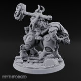 Cannon Shouldering Golem Gunner Miniature for Dungeons and Dragons, Pathfinder or other TTRPGs