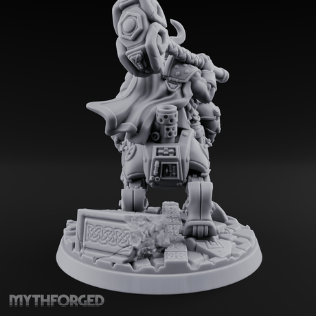 Cannon Shouldering Golem Gunner Miniature for Dungeons and Dragons, Pathfinder or other TTRPGs
