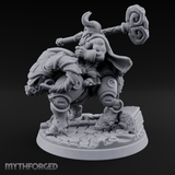 Cannon Shouldering Golem Gunner Miniature for Dungeons and Dragons, Pathfinder or other TTRPGs