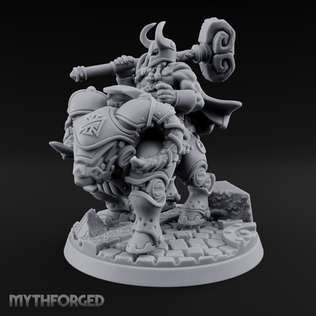 Cannon Shouldering Golem Gunner Miniature for Dungeons and Dragons, Pathfinder or other TTRPGs