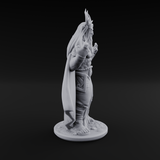 Channeling Something Nasty Tiefling Druid Miniature for Dungeons and Dragons, Pathfinder or other TTRPGs