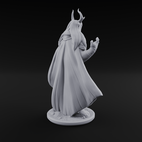 Channeling Something Nasty Tiefling Druid Miniature for Dungeons and Dragons, Pathfinder or other TTRPGs
