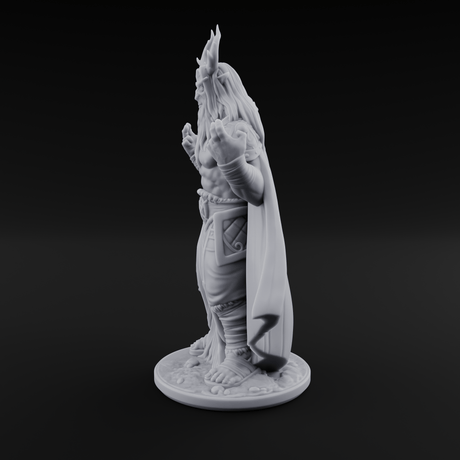 Channeling Something Nasty Tiefling Druid Miniature for Dungeons and Dragons, Pathfinder or other TTRPGs