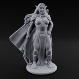 Cape Swishing Elf Ranger A Miniature for Dungeons and Dragons, Pathfinder or other TTRPGs