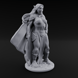 Cape Swishing Elf Ranger A Miniature for Dungeons and Dragons, Pathfinder or other TTRPGs