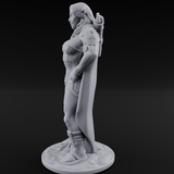 Cape Swishing Elf Ranger A Miniature for Dungeons and Dragons, Pathfinder or other TTRPGs