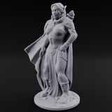 Cape Swishing Elf Ranger A Miniature for Dungeons and Dragons, Pathfinder or other TTRPGs