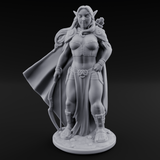 Cape Swishing Elf Ranger A Miniature for Dungeons and Dragons, Pathfinder or other TTRPGs