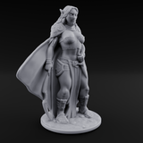 Cape Swishing Elf Rangers Miniature for Dungeons and Dragons, Pathfinder or other TTRPGs