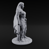 Cape Swishing Elf Ranger B Miniature for Dungeons and Dragons, Pathfinder or other TTRPGs