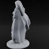 Cape Swishing Elf Ranger B Miniature for Dungeons and Dragons, Pathfinder or other TTRPGs